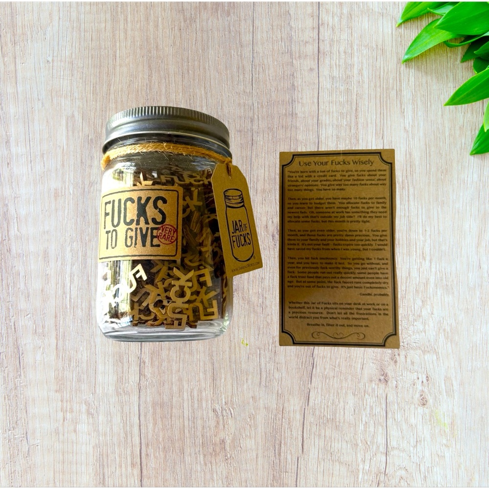 Jar of  F’s To Give